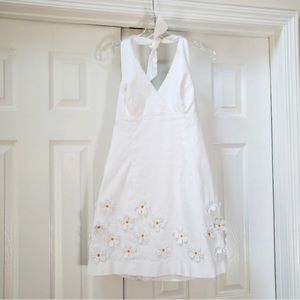 Vintage Lilly Pulitzer Daisy Halter Dress size 4
